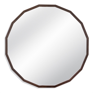 Langley Wall Mirror in Bronze Polyurethane