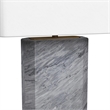 Leed Table Lamp in Gray Marble