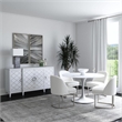 Leed Table Lamp in Gray Marble