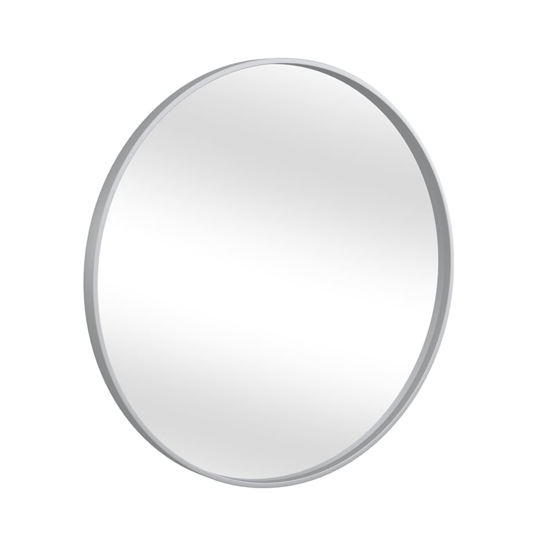 Portia Wall Mirror in Silver Metal