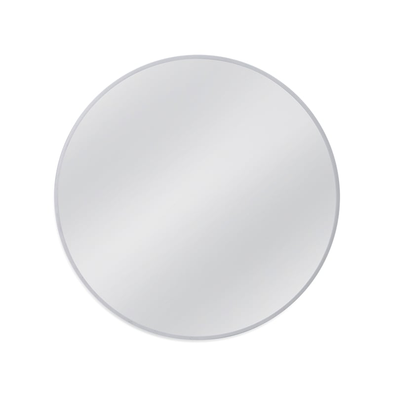 Portia Wall Mirror in Silver Metal