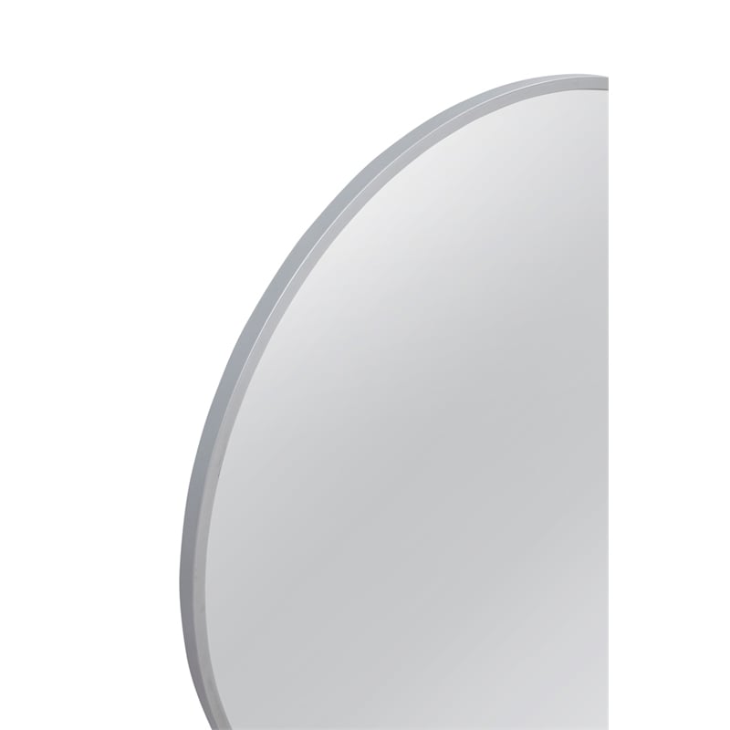 Portia Wall Mirror in Silver Metal