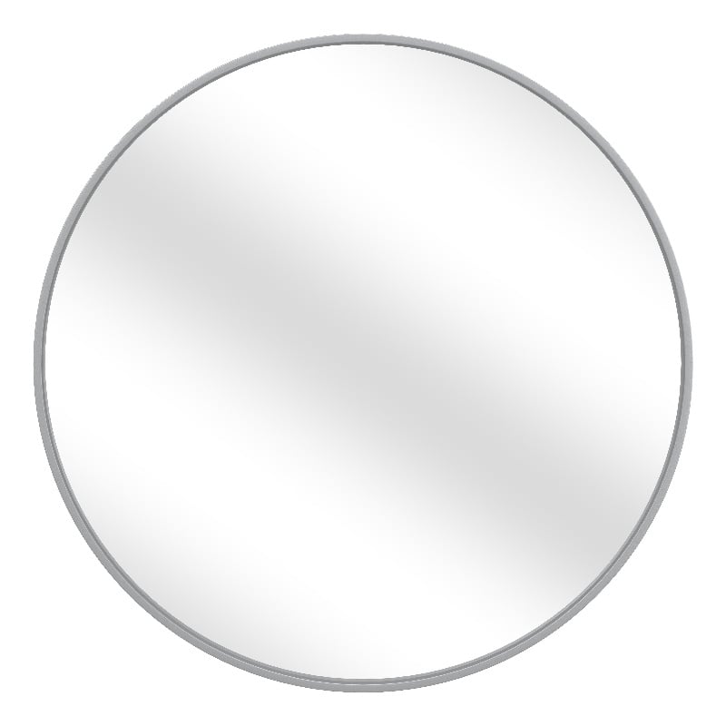 Portia Wall Mirror in Silver Metal