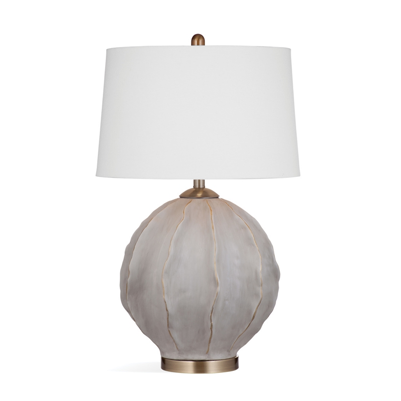 Annapurna Table Lamp in Gray Resin