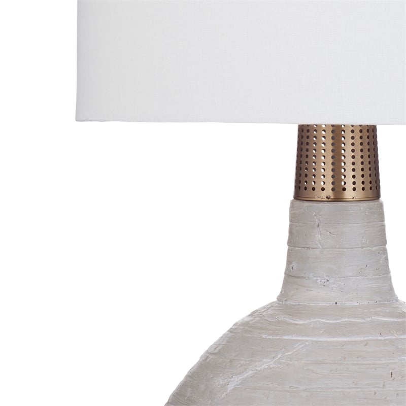 Alyssa Gray Table Lamp in Concrete Stone