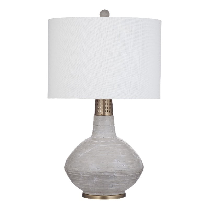 Alyssa Gray Table Lamp in Concrete Stone
