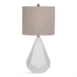 Delaney White Ceramic Table Lamp