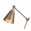 Del Norte Gold Metal Table Lamp