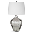 Diamond Silver Glass Table Lamp