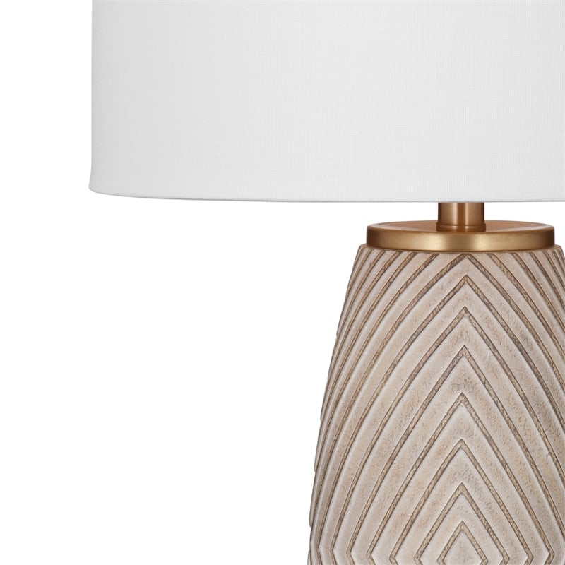 Becky Gray Resin Table Lamp
