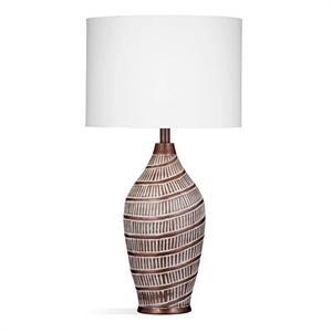 Santa Cruz Copper Resin Table Lamp
