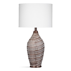 santa cruz copper resin table lamp