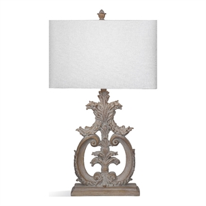 abigail brown resin table lamp