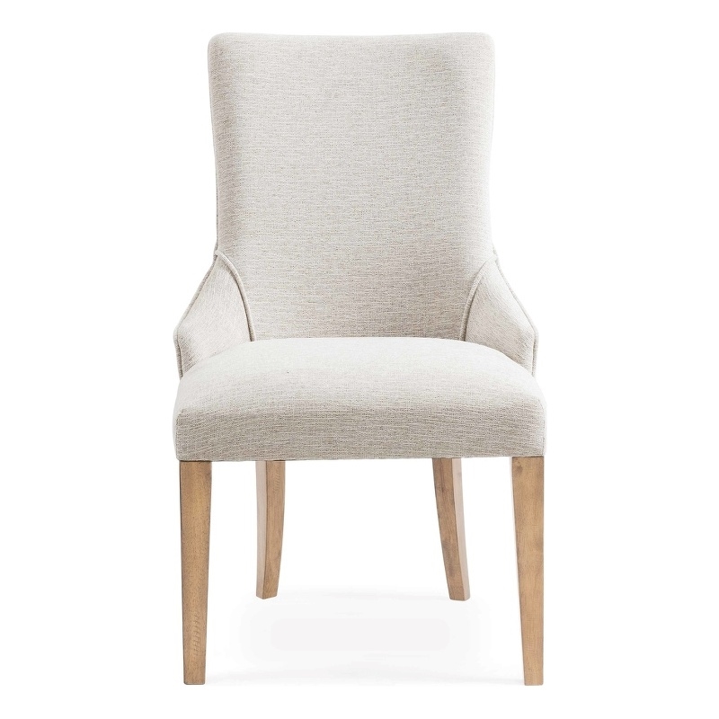 Bambach Wood Parsons Chair in Off White