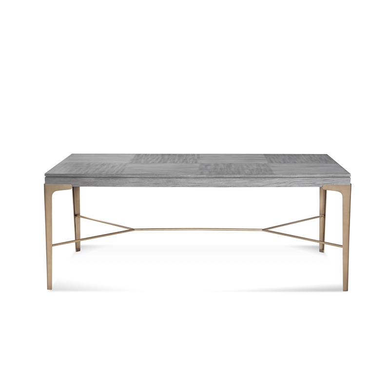 Nylah Dining Table in Gray Wood