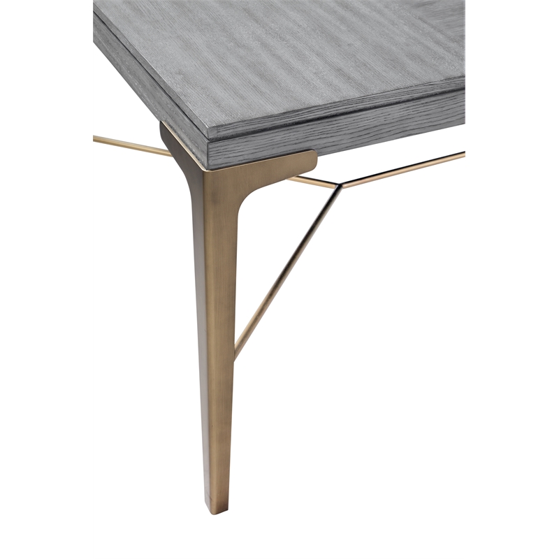 Nylah Dining Table in Gray Wood