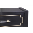 Lowery Hall Chest in Black Wood