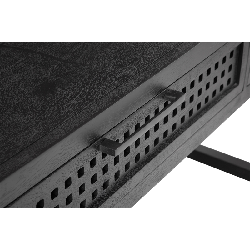 Pentak Console Table in Black Wood