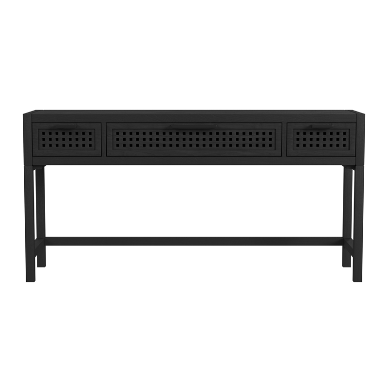 Pentak Console Table in Black Wood