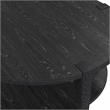 Whitfield Round Cocktail Table in Black Wood