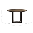 Trucco Dining Table in Black Wood