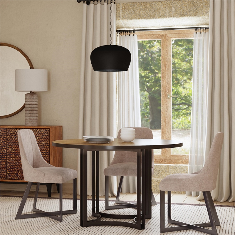Trucco Dining Chair in Black Metal