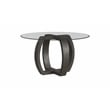 Kellan Wood and Glass Dining Table in Gray