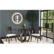 Kellan Wood and Glass Dining Table in Gray