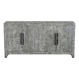 Clancy Server in Gray Solid Mango wood