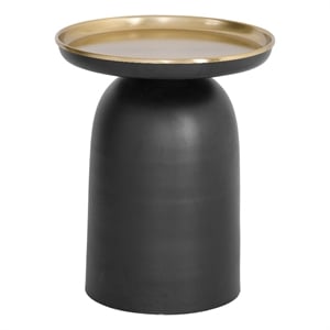 Leta  Metal Scatter Table in Black