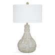 Satule Concrete and Metal Table Lamp in Gray