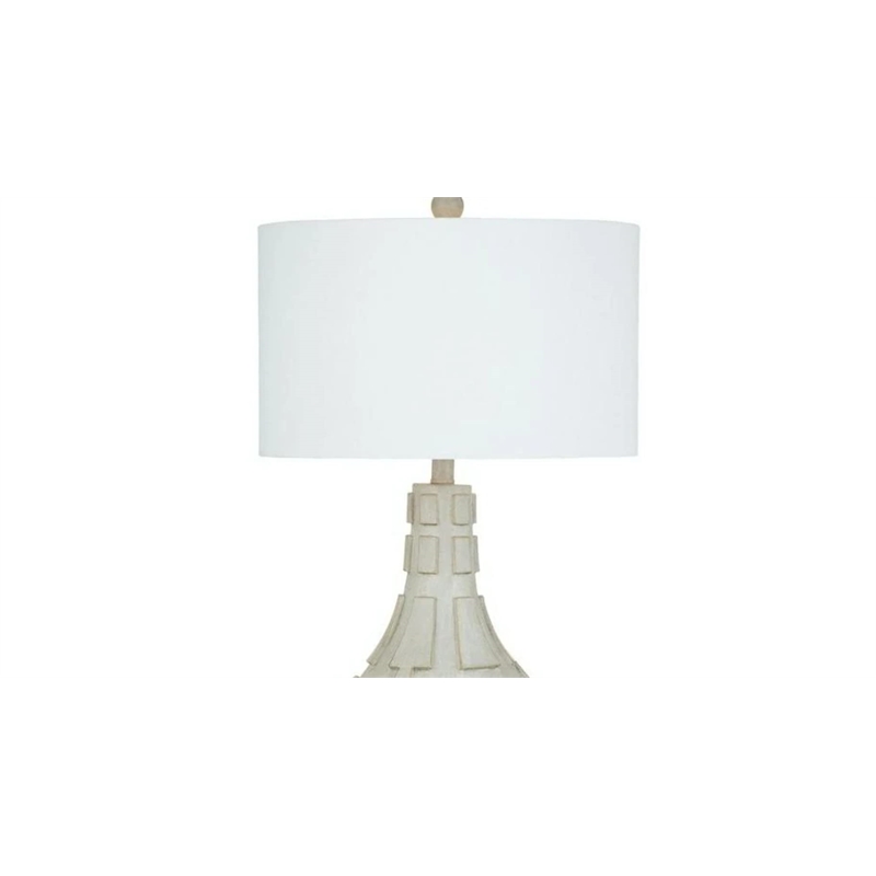 Satule Concrete and Metal Table Lamp in Gray