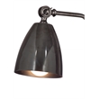 Bassett Mirror Shine Metal Desk Lamp with Iron Shade in Black Nickel