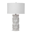 Cassidy Table Lamp in White Ceramic