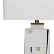 Fandy Table Lamp in White Ceramic