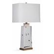 Fandy Table Lamp in White Ceramic