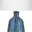 Tee Table Lamp in Blue Ceramic