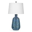 Tee Table Lamp in Blue Ceramic