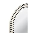 Joey Wall Mirror in Black Resin and Bone