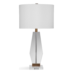 elloise table lamp in clear crystal