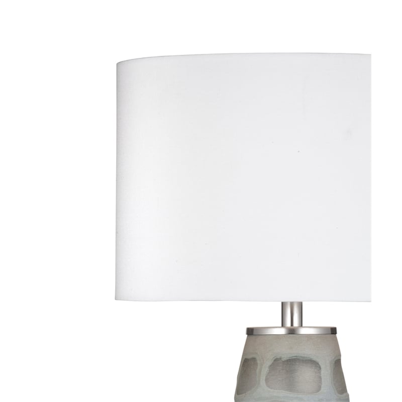 DePau Table Lamp in Gray Glass