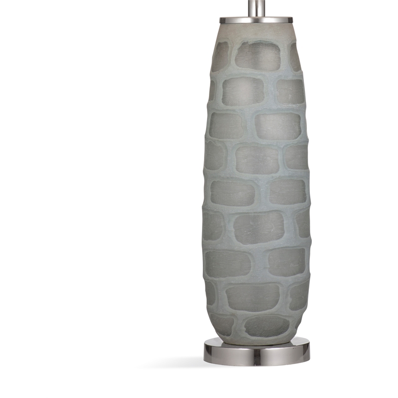 DePau Table Lamp in Gray Glass