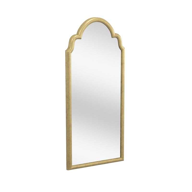 Amelle Wall Mirror in Gold Engineered Wood