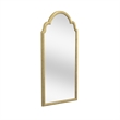 Amelle Wall Mirror in Gold Engineered Wood