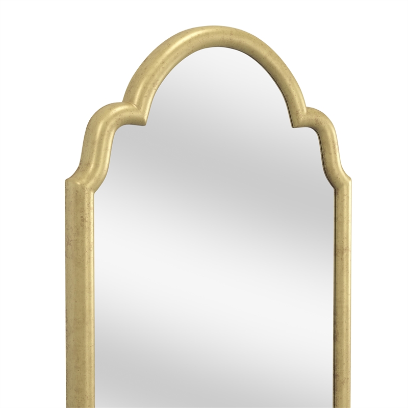 Amelle Wall Mirror in Gold Engineered Wood