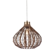 Pepper Moon Pendant in Brown Rattan