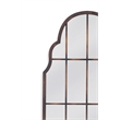 Francisco Wall Mirror in Bronze Wood