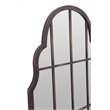 Francisco Wall Mirror in Bronze Wood