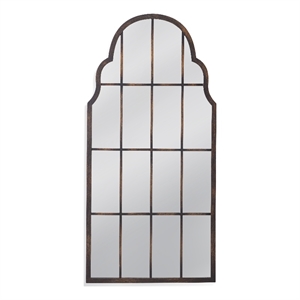 Francisco Wall Mirror in Bronze Wood