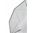 Gannon Wall Mirror in Clear Mirror Glass and Engineered Wood